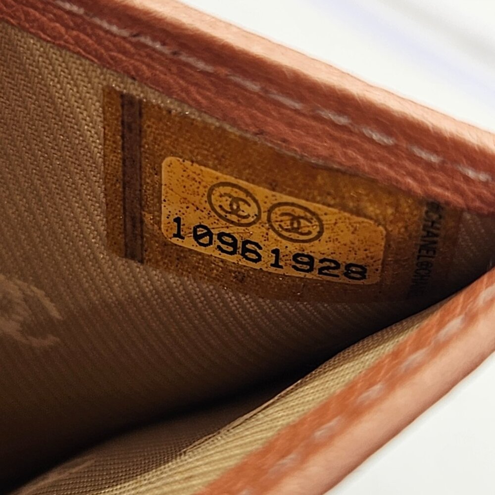 Chanel Short Leather Tri-Fold Wallet Authentic - Picture 7 of 13